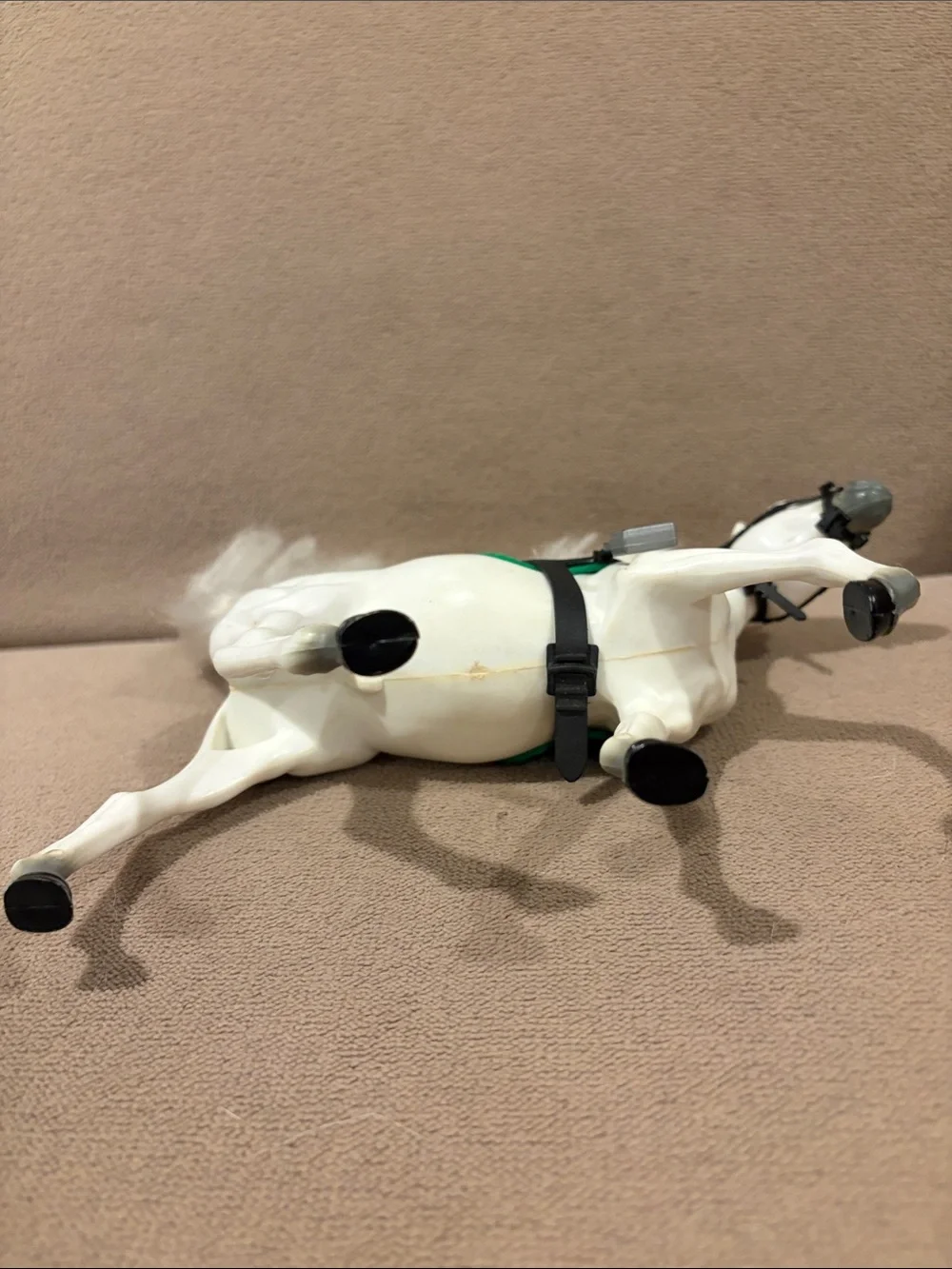 Vintage Champions toy horse white stallion produced  1980’s good used condition